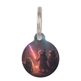 Mystical Forest Battle Animals Art Haustiermarke