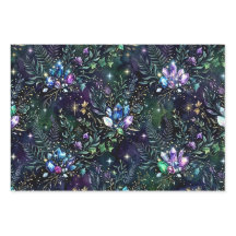 Mystical Forest Gemstones Print Flachverpackung
