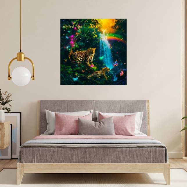 Mystical Forest Leopard Fotodruck (Von Creator hochgeladen)