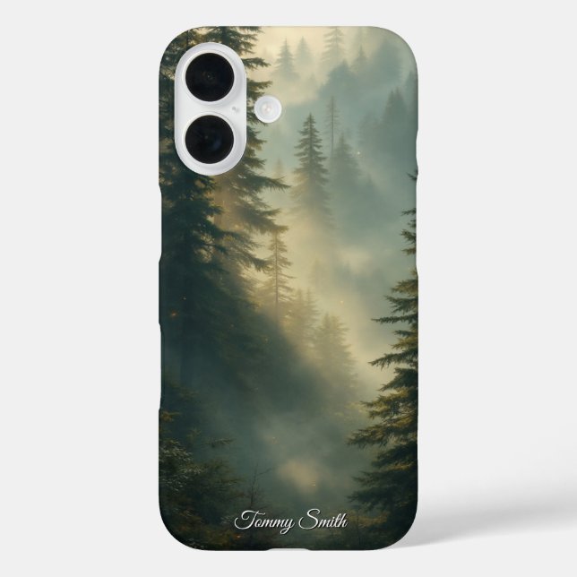 Mystical Forest Mist Phone Case | Naturästhetik (Rückseite)