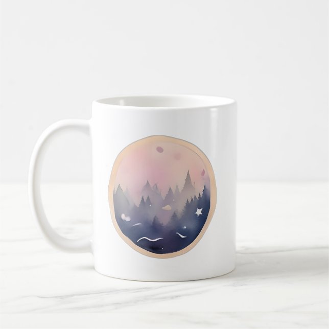 Mystical Forest Twilight Kaffeetasse (Links)