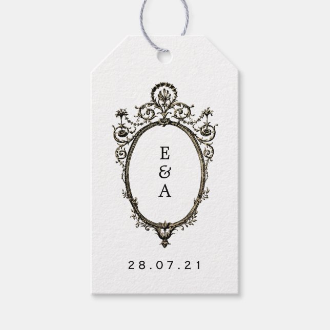 Mystical Fortune Teller Circus Party Geschenkanhänger (Vorderseite)