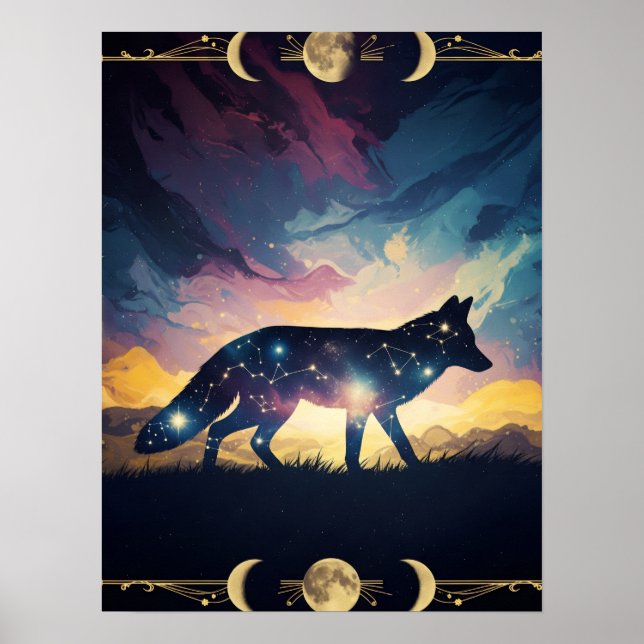 Mystical Fox Poster (Vorne)
