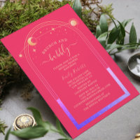 Mystical Fuchsia Pink Gold Brautparty