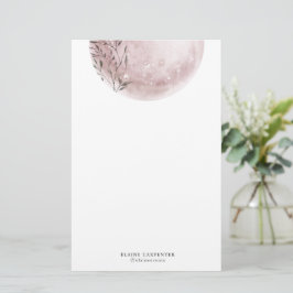 Mystical Full Moon Blush Pink Papier
