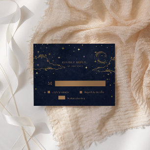 Mystical Gold UAWG Response Card RSVP Karte