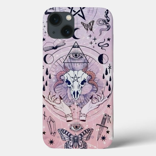 Mystical Hexchy ästhetische Tredndy Halloween Case-Mate iPhone Hülle (Rückseite)