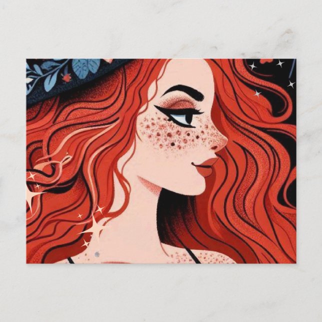 Mystical Hexy Collection Postcard - Postcard Postkarte (Vorderseite)