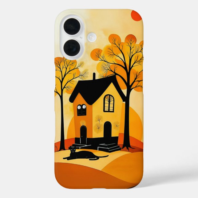 MYSTICAL HOUSE-Fall Case-Mate iPhone Hülle (Rückseite)