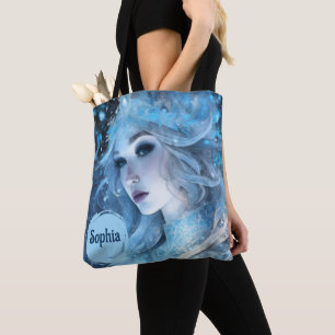 Mystical Ice Queen - Fantasy Winter Goddess Art