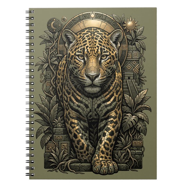 Mystical Jaguar Notizblock (Vorderseite)
