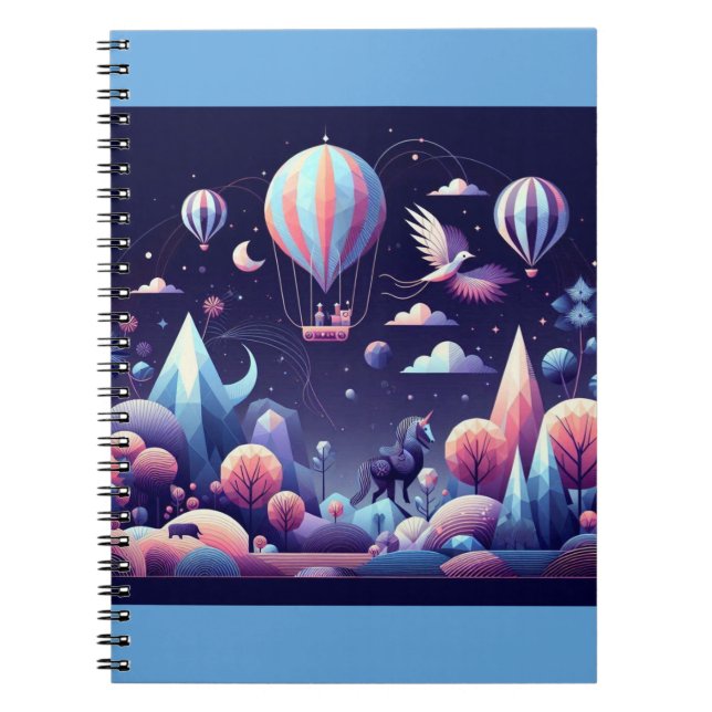 Mystical Journeys-Notebook Notizblock (Vorderseite)