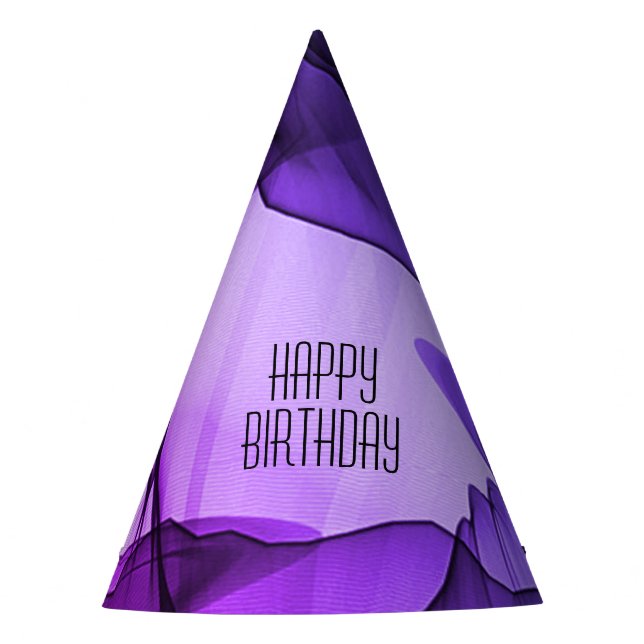 Mystical Layer of Chiffon Scarves Plum Partyhütchen (Vorderseite)