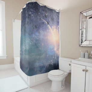 Mystical Lights Universe Celestie Dreamy Sparkle Duschvorhang