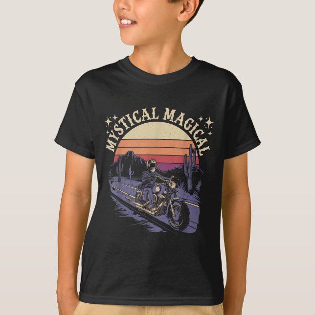 Mystical Magical Retro Aesthetic Space Gift Men Wo T-Shirt (Vorderseite)