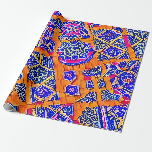 Mystical Marrakech Wrapping Papper Geschenkpapier (Ungerollt)