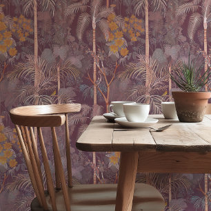 Mystical Mauve Jungle Tapete