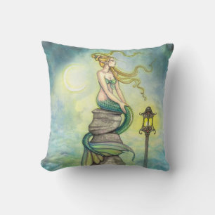 Mystical Mermaid Fantasy Art Pillow Kissen