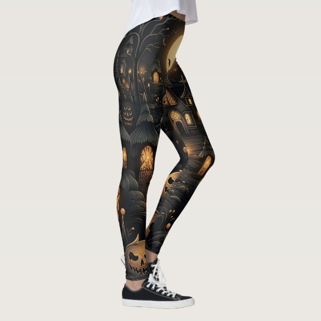 🌌 Mystical Midnight Magic Leggings 🌌 (Rechts)
