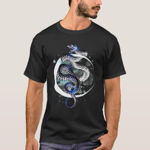 Mystical Moon Crystals Snake Moon phasen Kristalle T-Shirt
