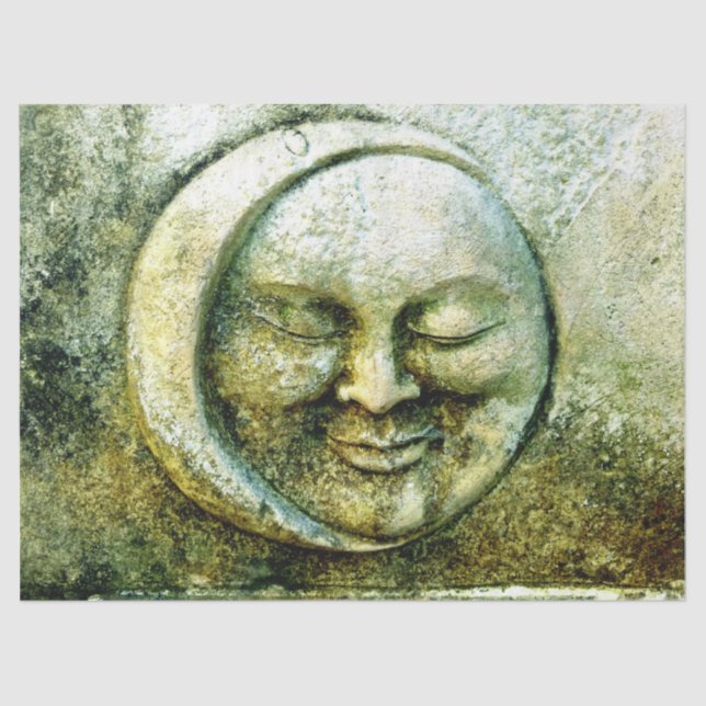 Mystical Moon Decoupage Seidenpapier (Vorderseite)