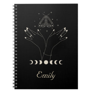Mystical Moth Celestial Butterfly-Notebook Notizblock