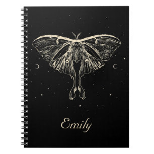 Mystical Moth Celestial Butterfly-Notebook Notizblock