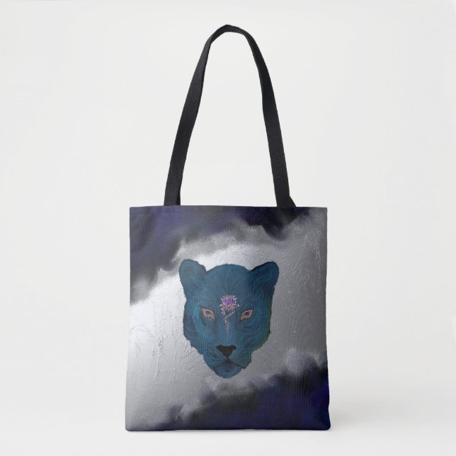 Mystical Panther mit Geode (Vorderseite)