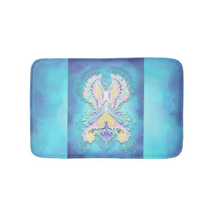 Mystical Pastel Butterfly Ethereal Boho Fantasy Badematte