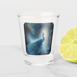 Mystical Peacock Schnapsglas