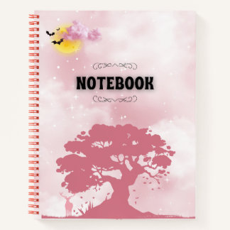 Mystical Pink Forest Notebook Notizbuch