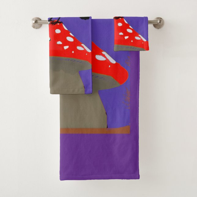 🛁 Mystical Raven Bath Towel Set (Insitu)