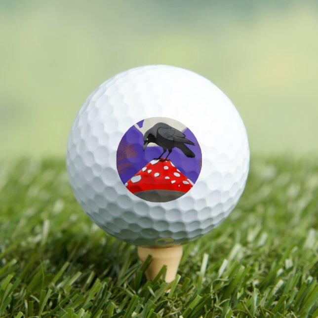 ⛳ Mystical Raven Golfbälle (Insitu T-Shirt)