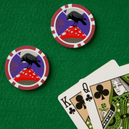 🃏 Mystical Raven Poker Chips