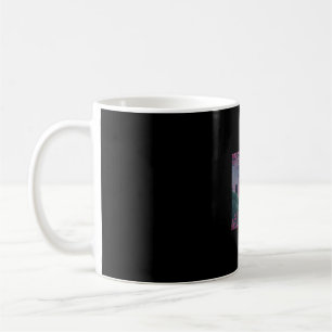 Mystical Sakura Black Cat Hexenhut zu Halloween Kaffeetasse