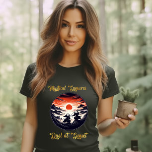 Mystical Samurai Duel bei Sunset T - Shirt