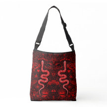 Mystical Snake Red Tasche