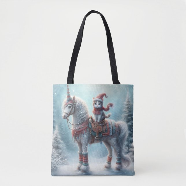 Mystical Spirit Horse Fantasy Tote Bag (Vorderseite)