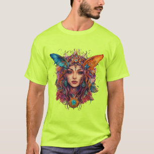 Mystical Spirit Ink Zeichnend - Lebhafte Tattoo T-Shirt