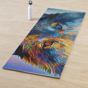Mystical Spirit Wolf Yogamatte