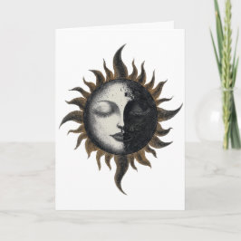 Mystical Sun Greetings Card Karte