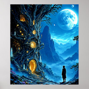 Mystical Tree Zuhause Dreamscape Poster