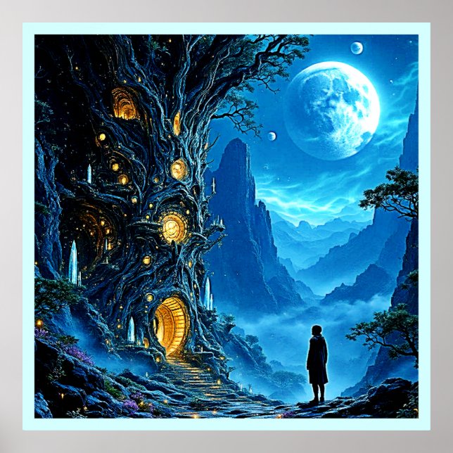Mystical Tree Zuhause Dreamscape Poster (Vorne)