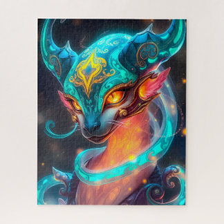 Mystical Turquoise Ethereal Creature  Puzzle