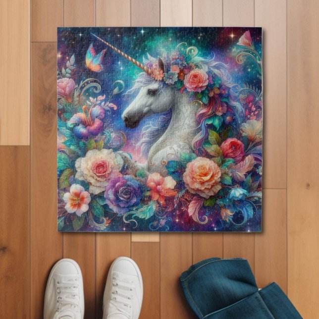 Mystical Unicorn Celestie Fantasy Art Puzzle (Von Creator hochgeladen)