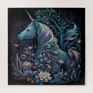 Mystical Unicorn - Fantasy Forest Puzzle