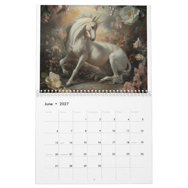 Mystical Unicorn Kalender (Jun 2027)