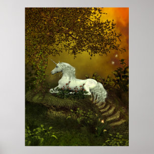 Mystical Unicoron Print Poster