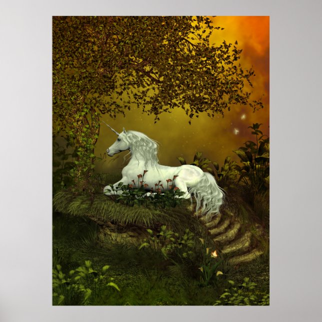 Mystical Unicoron Print Poster (Vorne)