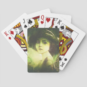 Mystical Willow Tree Fairy Fantasy Art Spielkarten